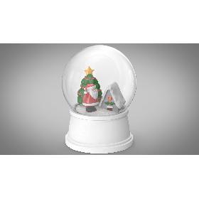 Snow Globe Christmas Decoration 5 3D